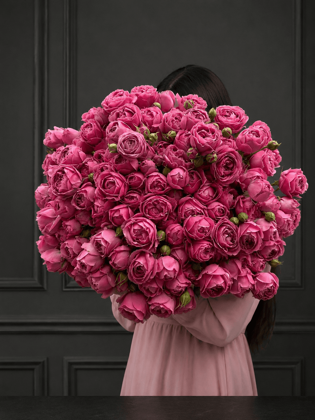 Авторский букет Pink Elegance в розовой гамме